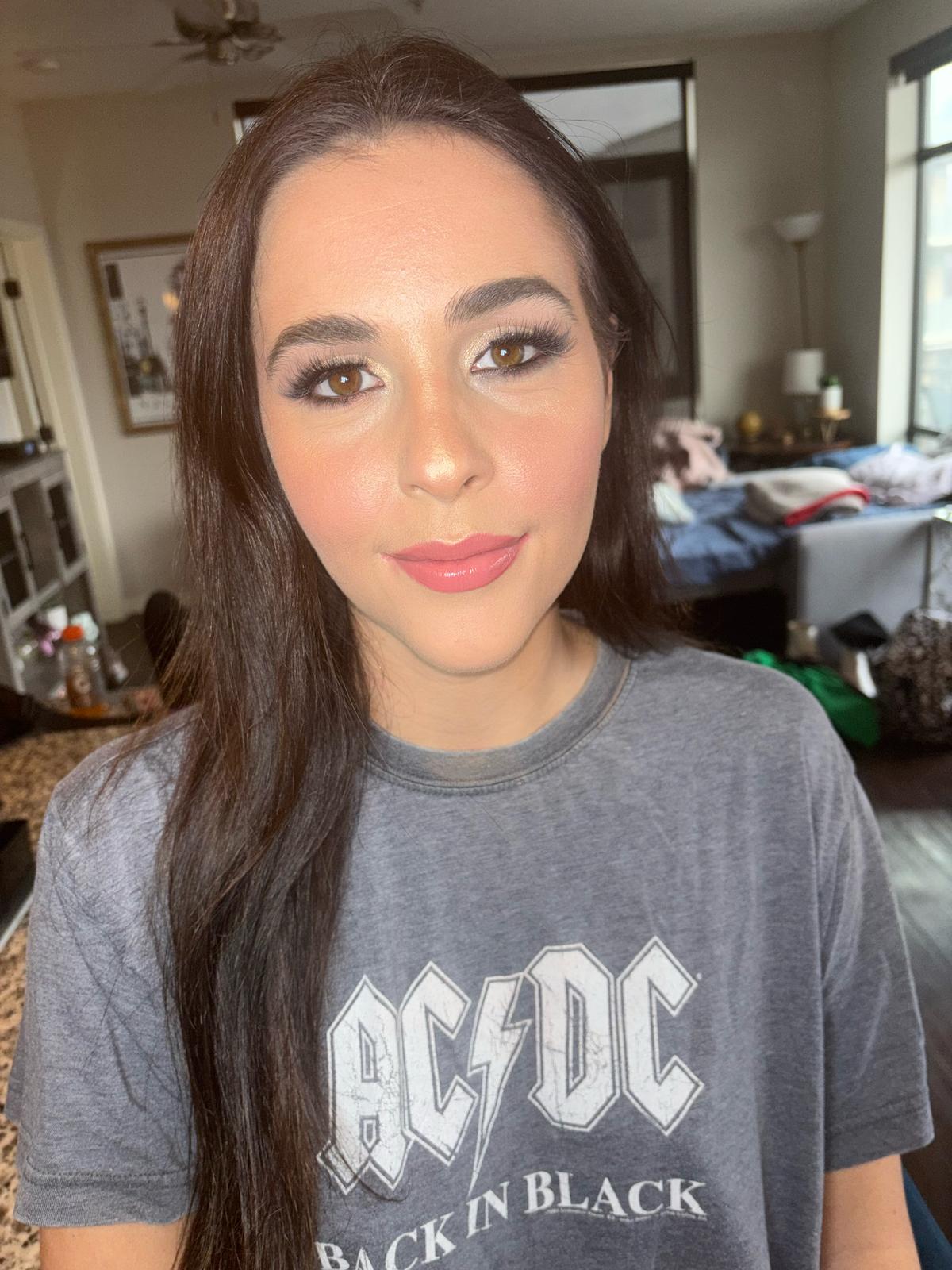 Makeup Before and After