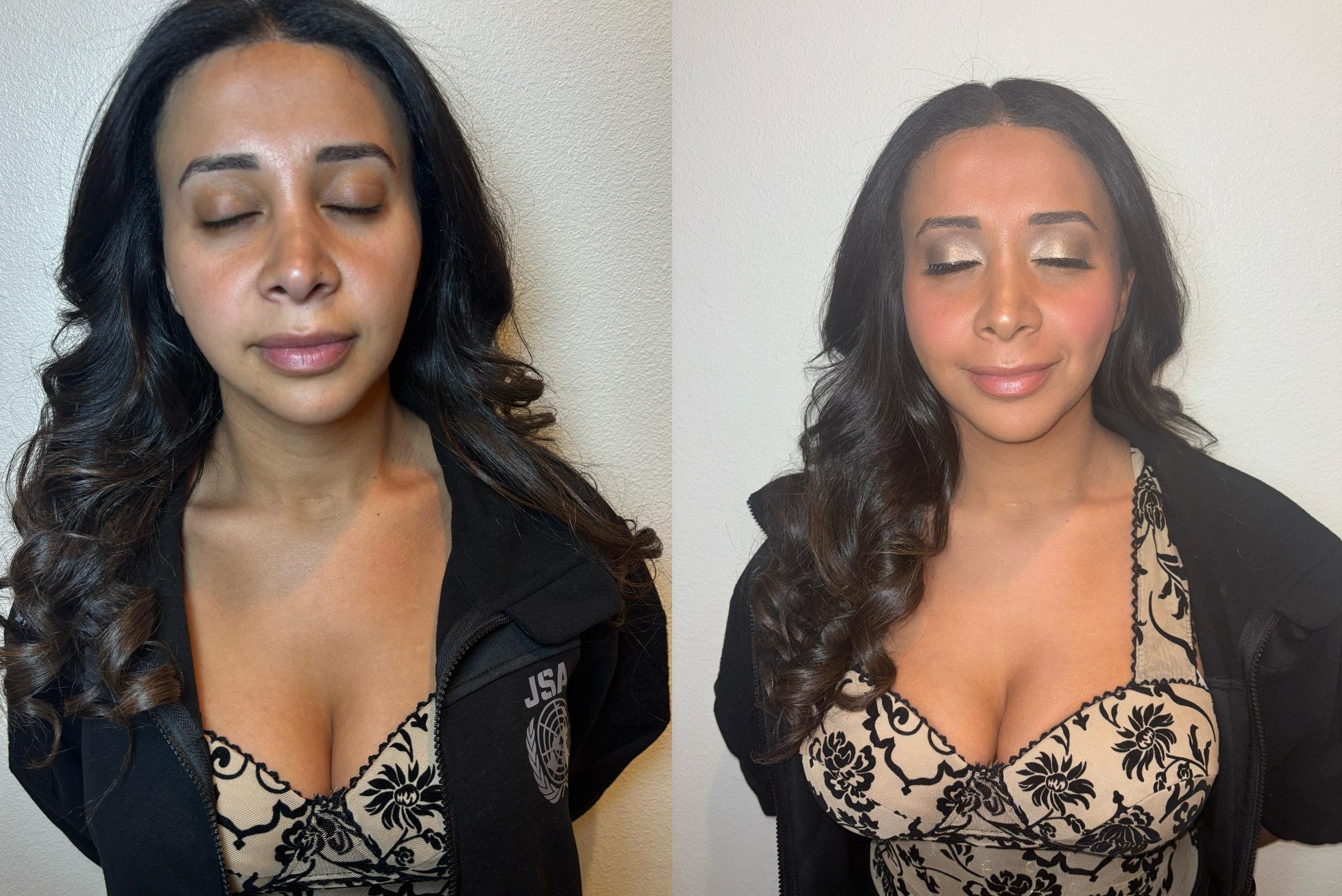 Event Glam Before and After
