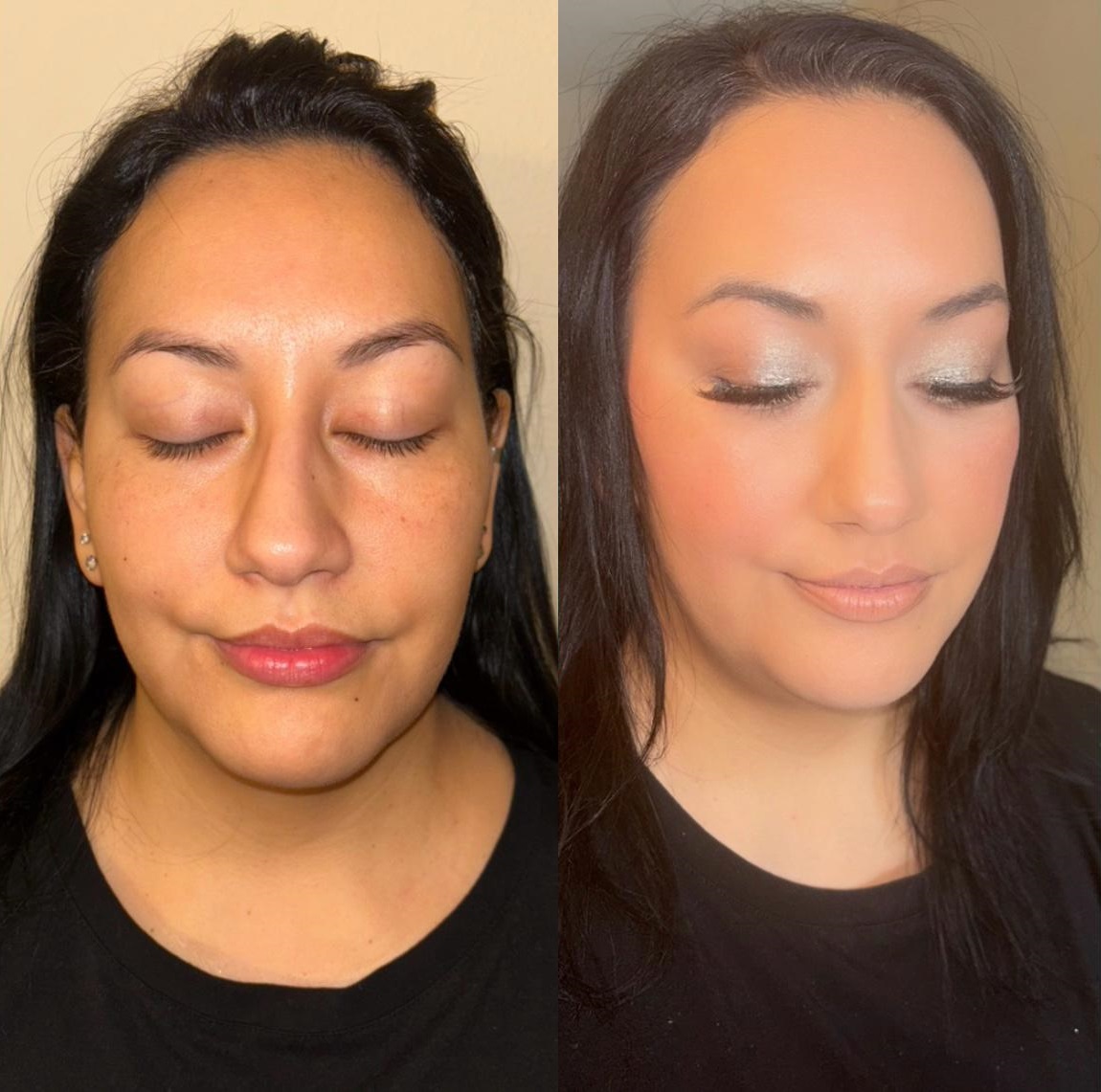 Event Glam Before and After