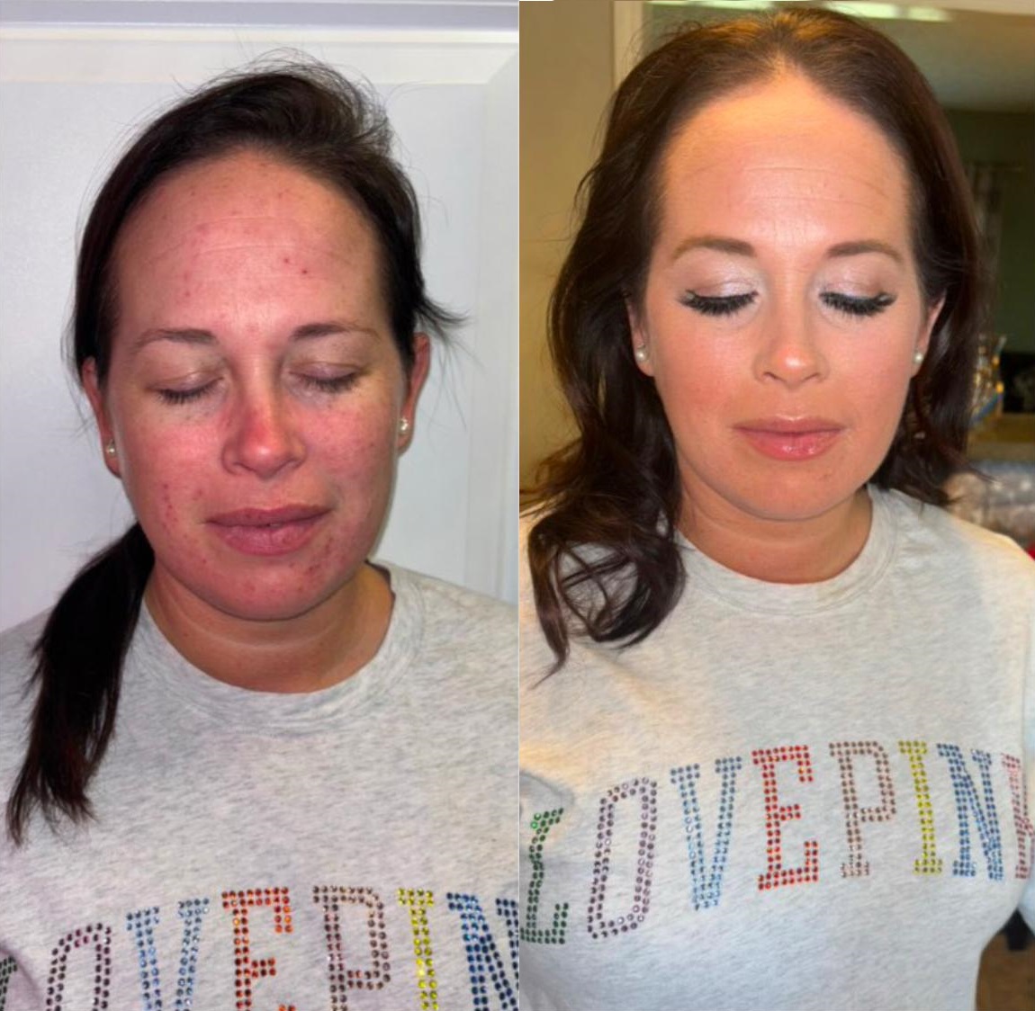 Glam Before and After